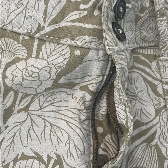 Pilcro Printed Botanical Shorts - Picture 7 of 10